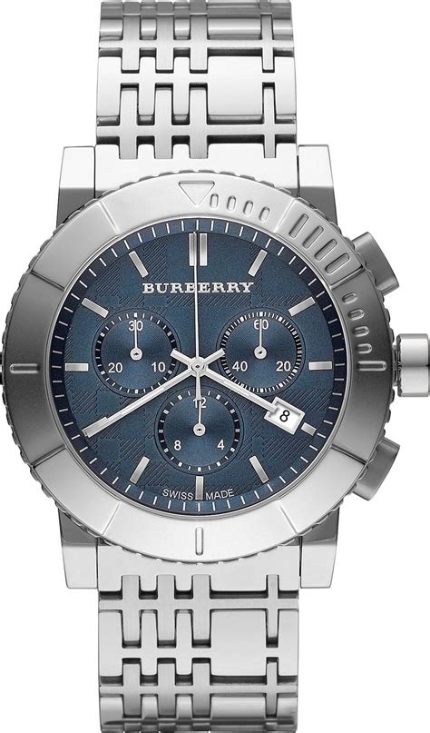 burberry watches swiss m|Burberry Men's Swiss Stainless Steel Bracelet Watch 42mm .